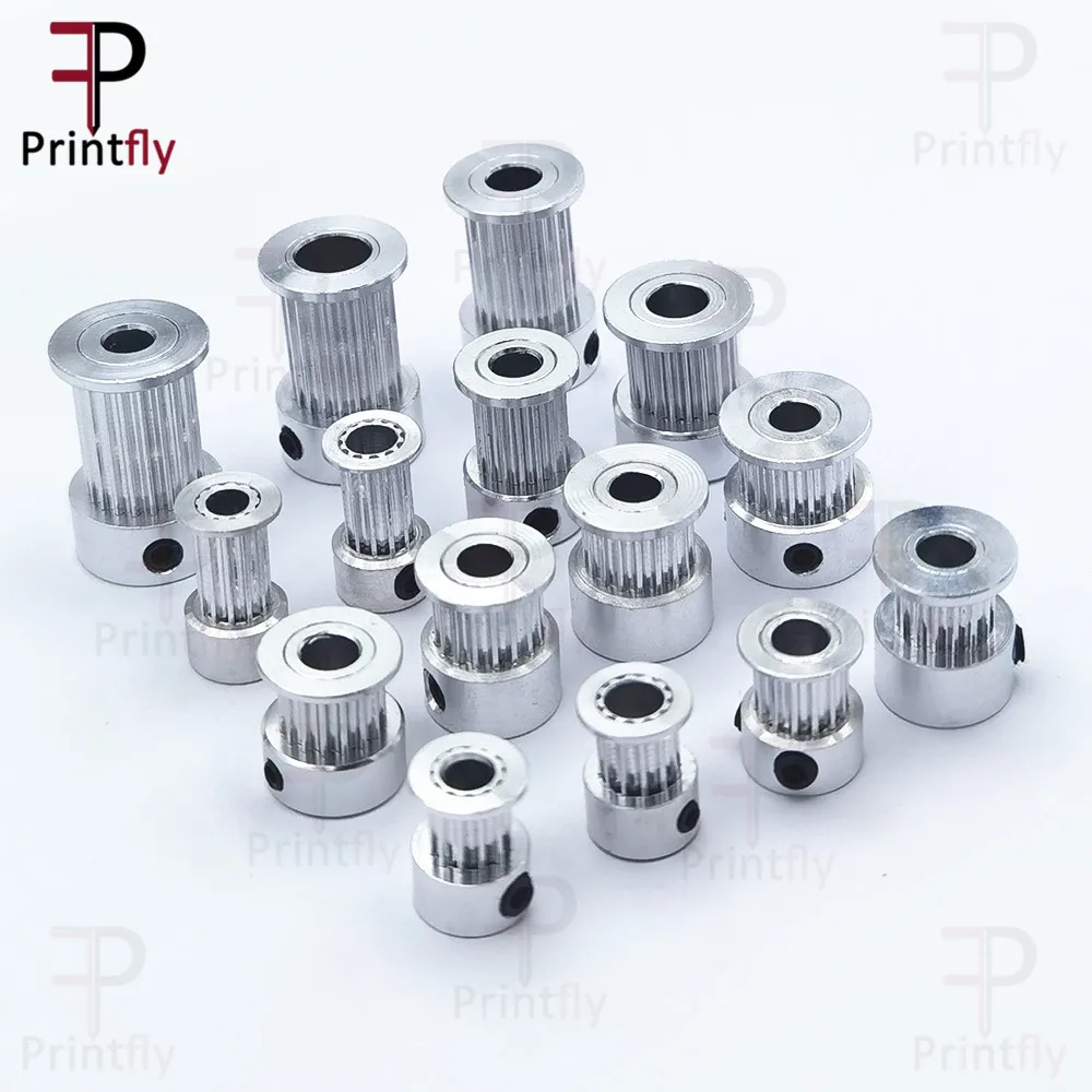 Printfly 2GT 12 14 15 16 17 18 19 20 Răng GT2 Thời Gian Ròng Rọc Cấu Tạo 3.175 4 5 6.35 8mm Một Phần Cho Chiều Rộng 6 10 15Mm Thời Điểm Dây 1 Cái