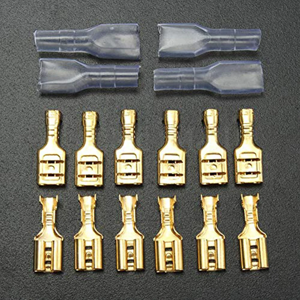 200 PCS 2.8/4.8/6.3mm Quick Splice ชายและหญิง Spade CRIMP TERMINAL Wire Connector Assortment ชุดฉนวน
