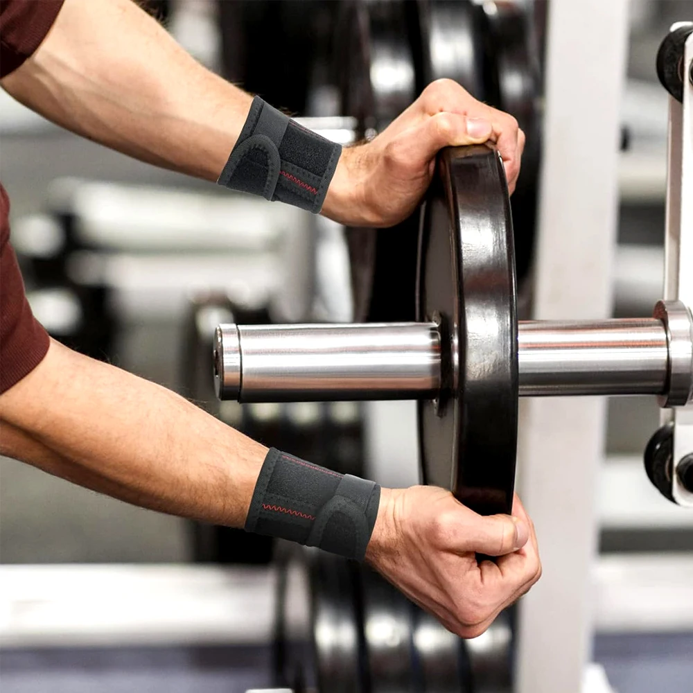 Penjepit pergelangan tangan dapat disesuaikan, 1 buah tali penopang pergelangan tangan untuk Fitness angkat beban, Tendonitis, terowongan karpal Arthritis, pereda nyeri pergelangan tangan