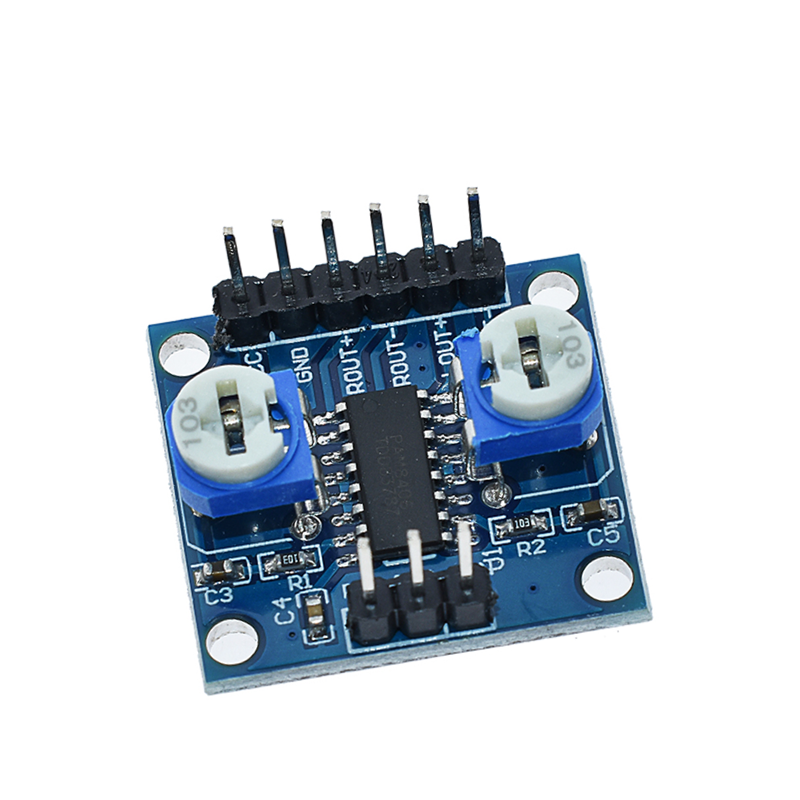 1 шт. PAM8406 плата цифрового усилителя с потенциометром громкости 5Wx2 стерео