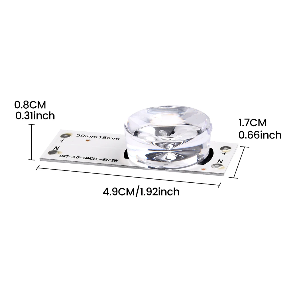 50PCS/100PCS 3V/6V SMD โคมไฟลูกปัดอลูมิเนียมพื้นผิวพร้อมเลนส์กรอง SMD ลูกปัดสําหรับซ่อมทีวี