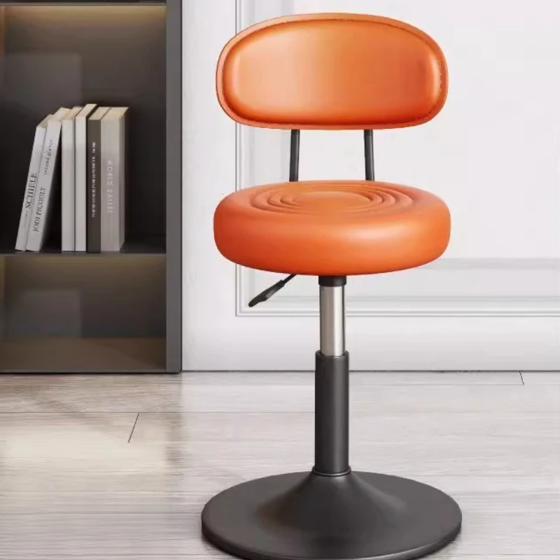 ‌360° Swivel Bar Stool, Height Adjustable Counter Chair, Multi-Color Home Bar Stool, Ergonomic Reception Desk Chair