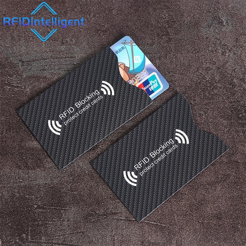 5Pcs Anti Degaussing Shield Card Sleeve Anti RFID Blocking Reader Lock Card Holder Anti-magnetic Aluminum Foil Id Bank Card Case