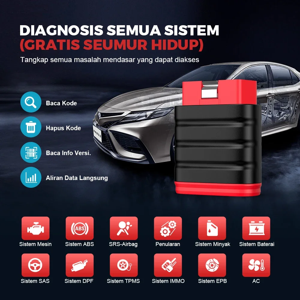 Thinkcar Thinksafe Bluetooth OBD2 Scanner automobile lecteur de Code de voiture 5 réinitialiser tous les systèmes OBD 2 outils de Diagnostic automatique PK Thinkdiag