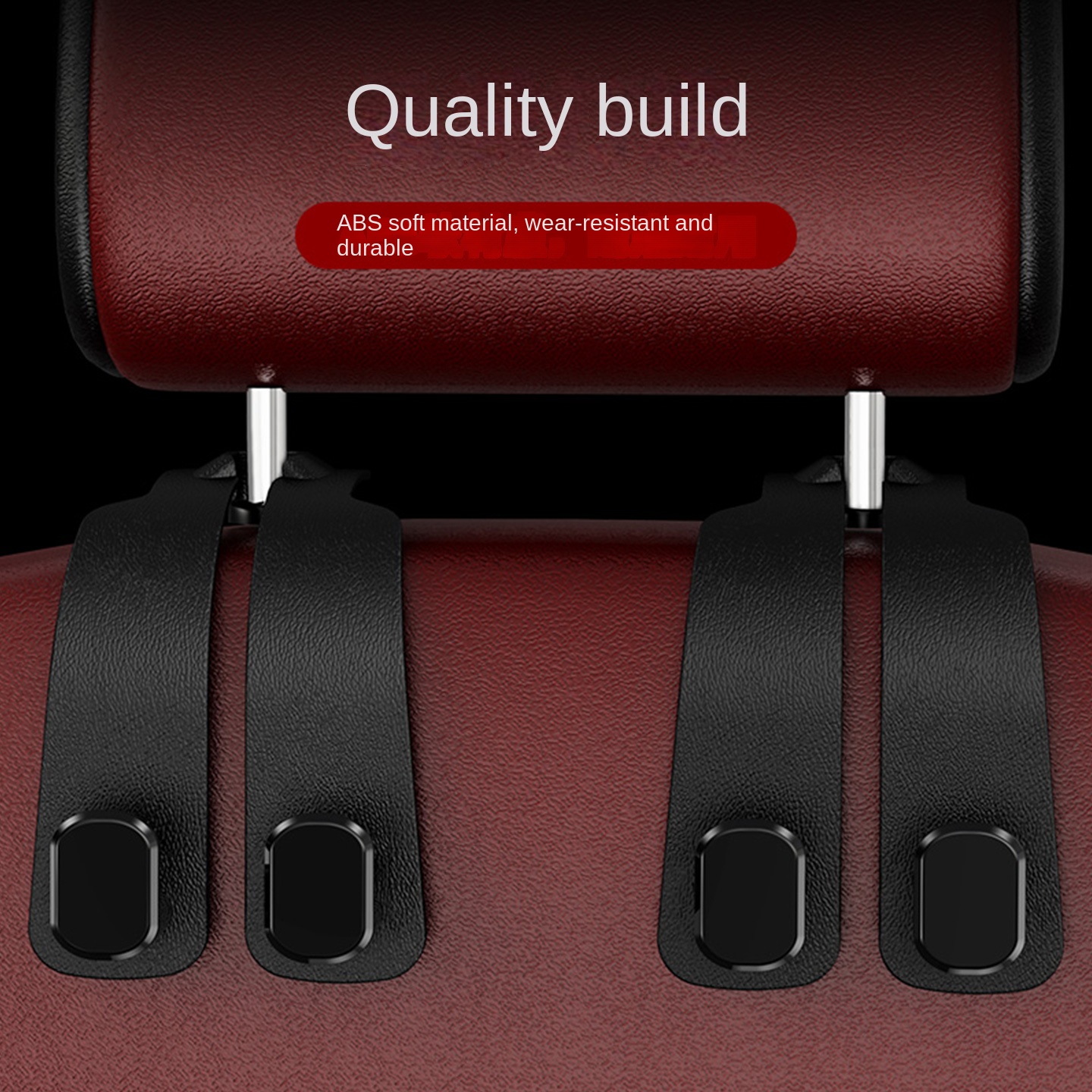Autositz, weicher Haken, Auto-Rücksitz, Rückenlehne, Auto, Autozubehör vorne und hinten, multifunktionaler kleiner Haken
