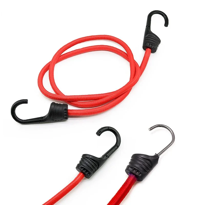 Rack de bagagem elástico para motocicleta, com ganchos, amarração ajustável, corda elástica para bagagem, cinto de fixação de carga, acessórios de bicicleta