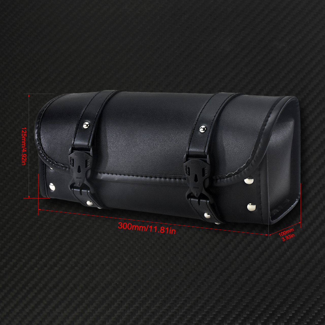 Borse per attrezzi moto Borsa laterale nera/marrone per Harley Touring Softail Sportster Dyna per Yamaha per borse forcella Honda