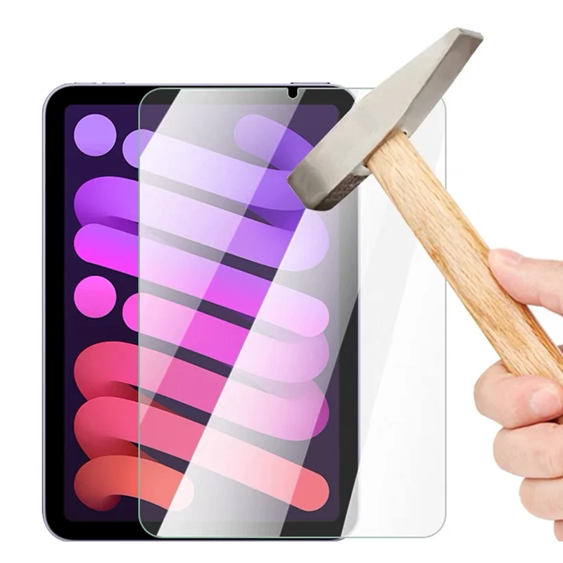 Para iPad Mini 6 2021 Protector de pantalla de vidrio templado Mini6 A2567 A2568 A2569 8,3 "Tablet a prueba de vida HD película protectora transparente