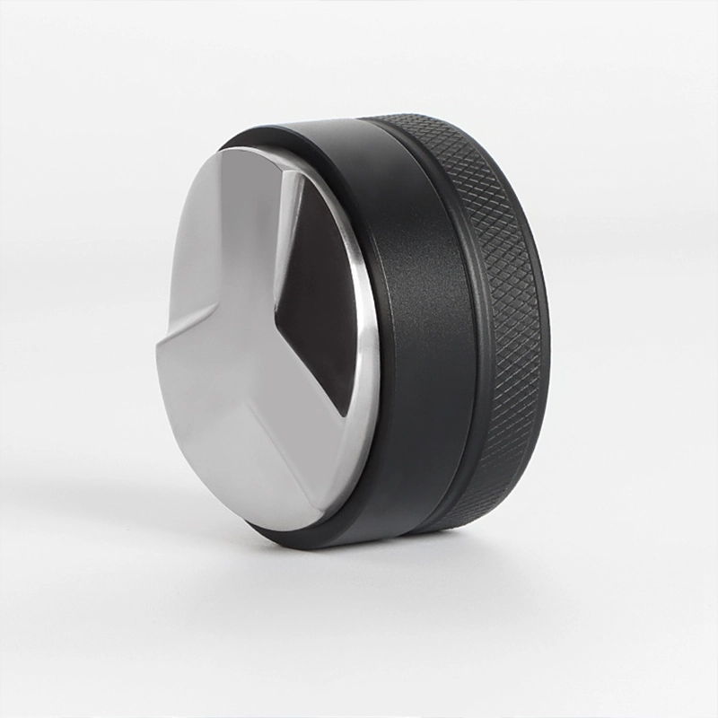 Kaffeeverteiler, Espresso-Verteilungswerkzeug/Nivelliergerät, 3 abgewinkelte Neigungen, verstellbarer Palm-Tamper, passend für 51/53/58 mm Siebträger