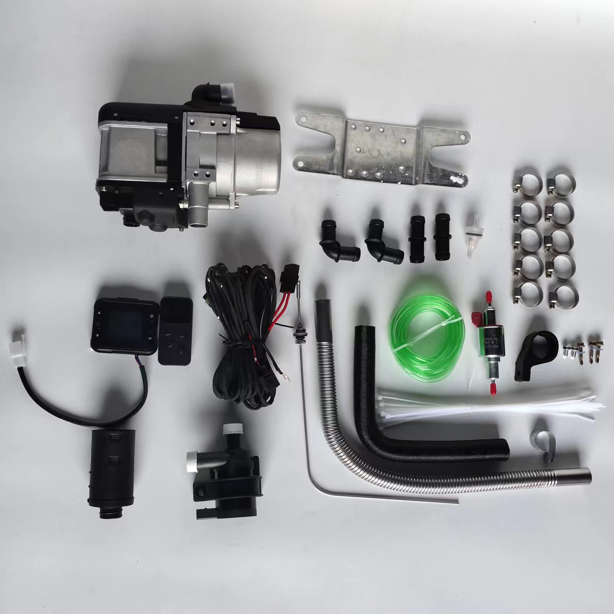 12V 6KW ディーゼルプレヒーター燃料液体ヒーター LCD スイッチ駐車加熱装置トラックバン車