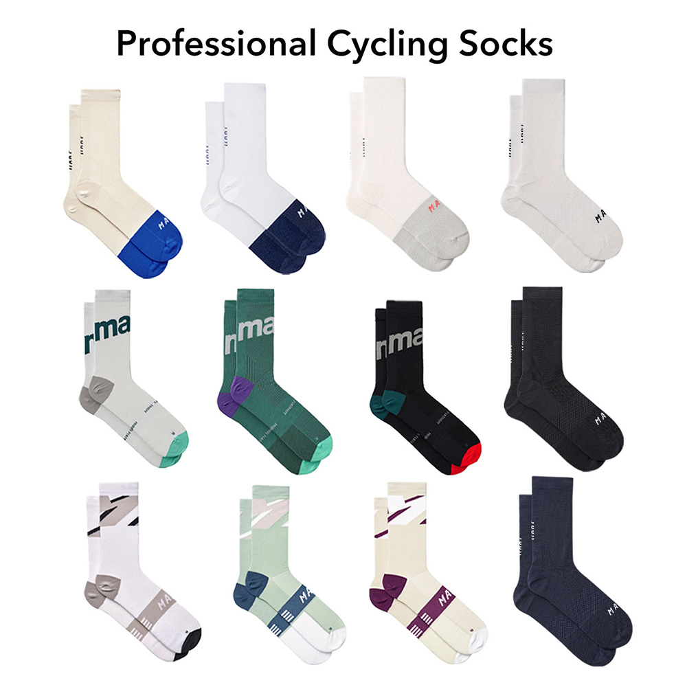 Calcetines de ciclismo profesionales, calcetines de alta calidad para bicicleta de montaña y carretera, calcetines para deportes al aire libre para hombres y mujeres, calcetines para correr y fútbol