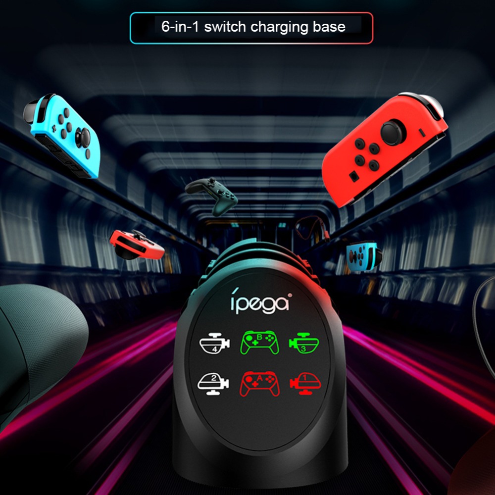 Nintendo Switch Stand Charging Docking Station, Game Pad, Console Suporte Controle, Controlador, Acessório Base, Base, Nintendo Switch