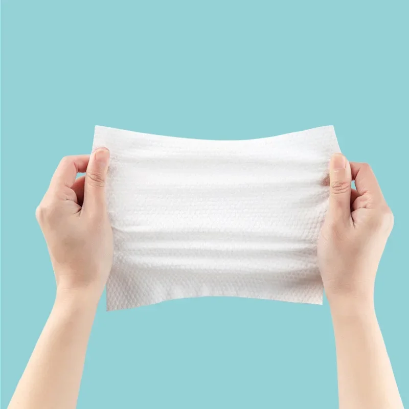 30pcs Disposable Thick Cotton Face Towel Make Up Soft Removing Wipes Dry Cleanser Towelettes for Skin Care Dry and Wet Use