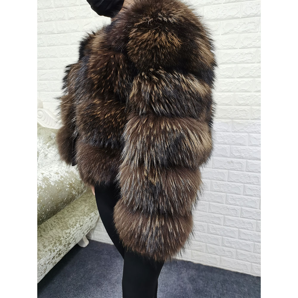 2024 trend natürliche pelz echt pelzmantel frauen jacke Leder Frau kleidung neue outerwears Weibliche Weste