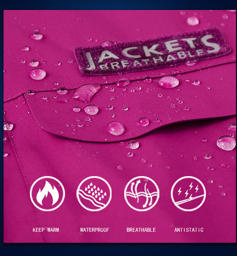 New Ski Suit Snowboard Suits New Women Windproof Waterproof Warm Thicken Snow Pants And Down Jacket Ski Clothes Set Winter Ski