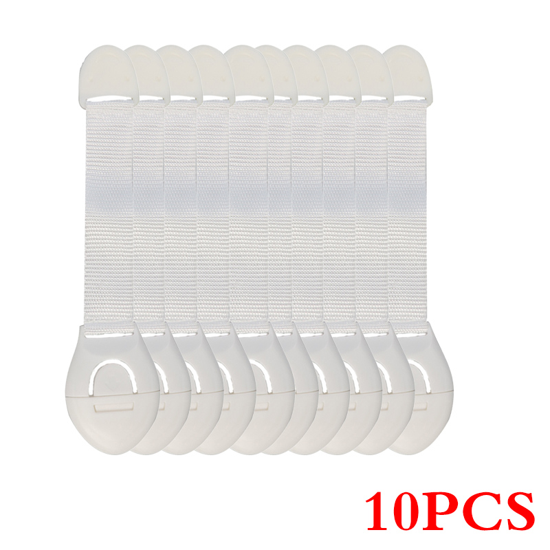 10 Cái/lốc Khóa Trẻ Em Bảo Vệ Trẻ Em Khóa Cửa An Toàn Cho Trẻ Em Trẻ Em Nhựa An Toàn Bảo Vệ Khóa An Toàn