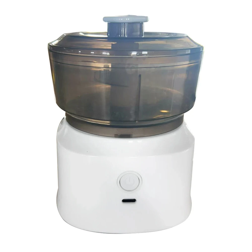 มินิไร้สายไฟฟ้ากระเทียมกด Dual Purpose กระเทียม Puree 350ml ครัวอาหาร Shredder ชาร์จ USB เครื่องบดเนื้อผัก