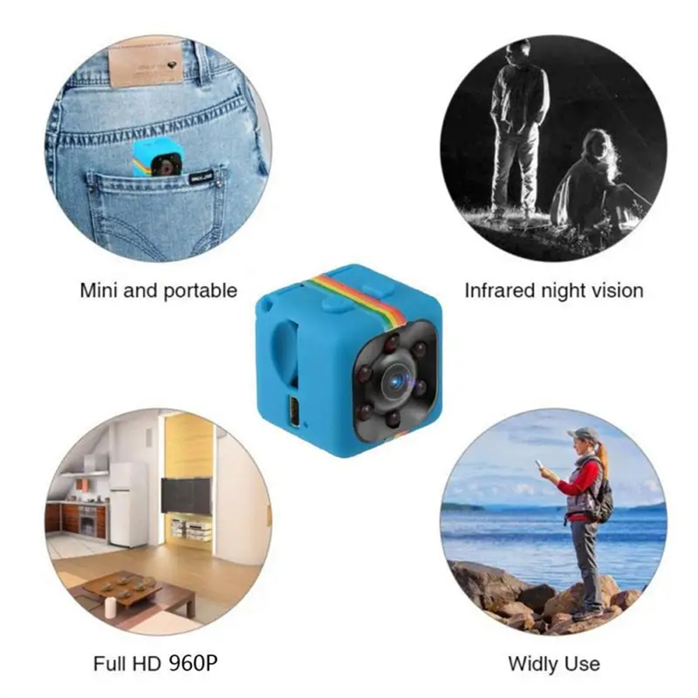 Sq11 mini câmera hd 1080p sensor sem fio visão noturna filmadora detecção de movimento dvr micro cam esporte dv gravador de áudio e vídeo