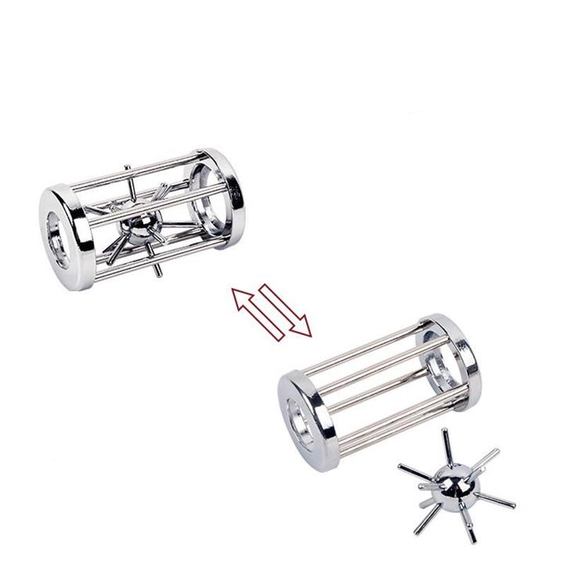 Classic Metal Puzzle Magic Mind Brain Teasers Intelligence Puzzles Game for Adults Kids