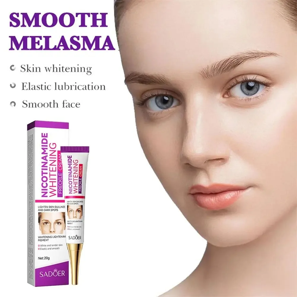 ใบหน้าไวท์เทนนิ่งและครีมลบกระ Nicotinamide Brightening และ Moisturizing Face Cream Fade Dark Spots Cream