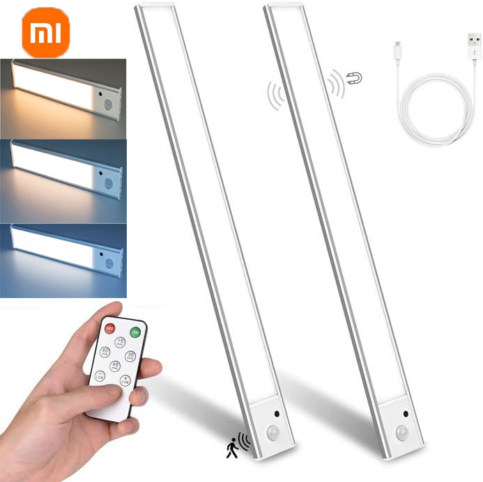 Xiaomi Drahtlose LED Nachtlicht Motion Sensor USB Aufladbare Für Küche Schrank Nachtlicht Garderobe Lampe Schlafzimmer Dekoration