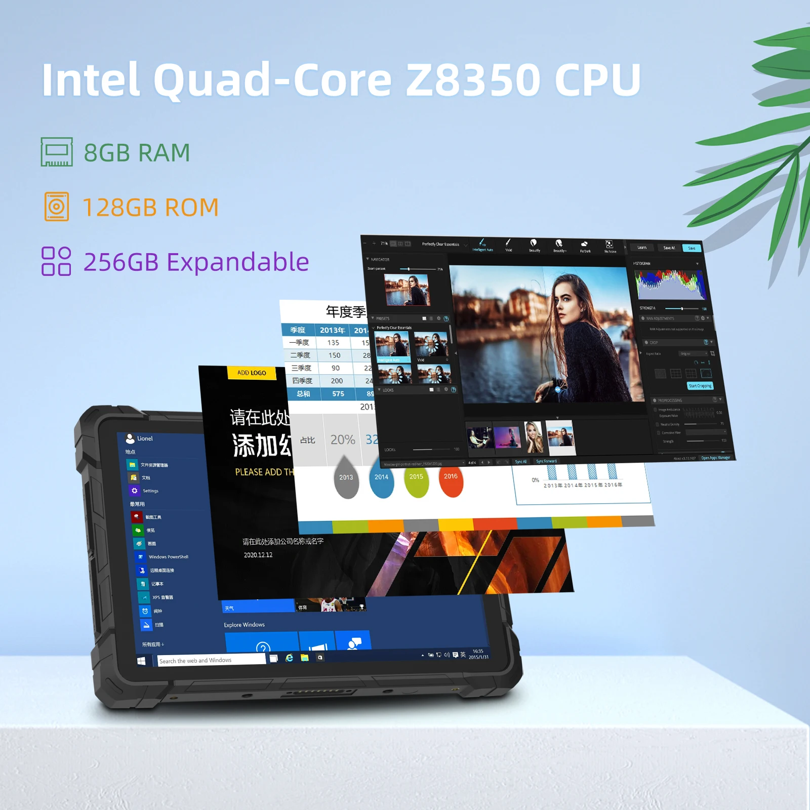 HIGOLE F7G Mini PC Tablet Industrial Robusto Tablet Windows 10 Pro Pad Touch Screen Display Intel N4120 WIFI 8 + 128G Mini Computador