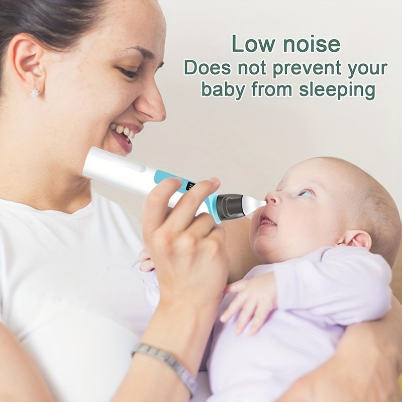 1 pièces absorbeur Nasal électrique silencieux bébé Obstruction rhinite nettoyant aspirateur Nasal nez morve nettoyant pour les nouveau-nés