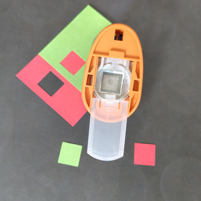 11mm 18mm Square Hole Punch Paper Scrapbooking School DIY Cutter EVA Foam Geometry Greeting Card Making Tool Cutting Supplies