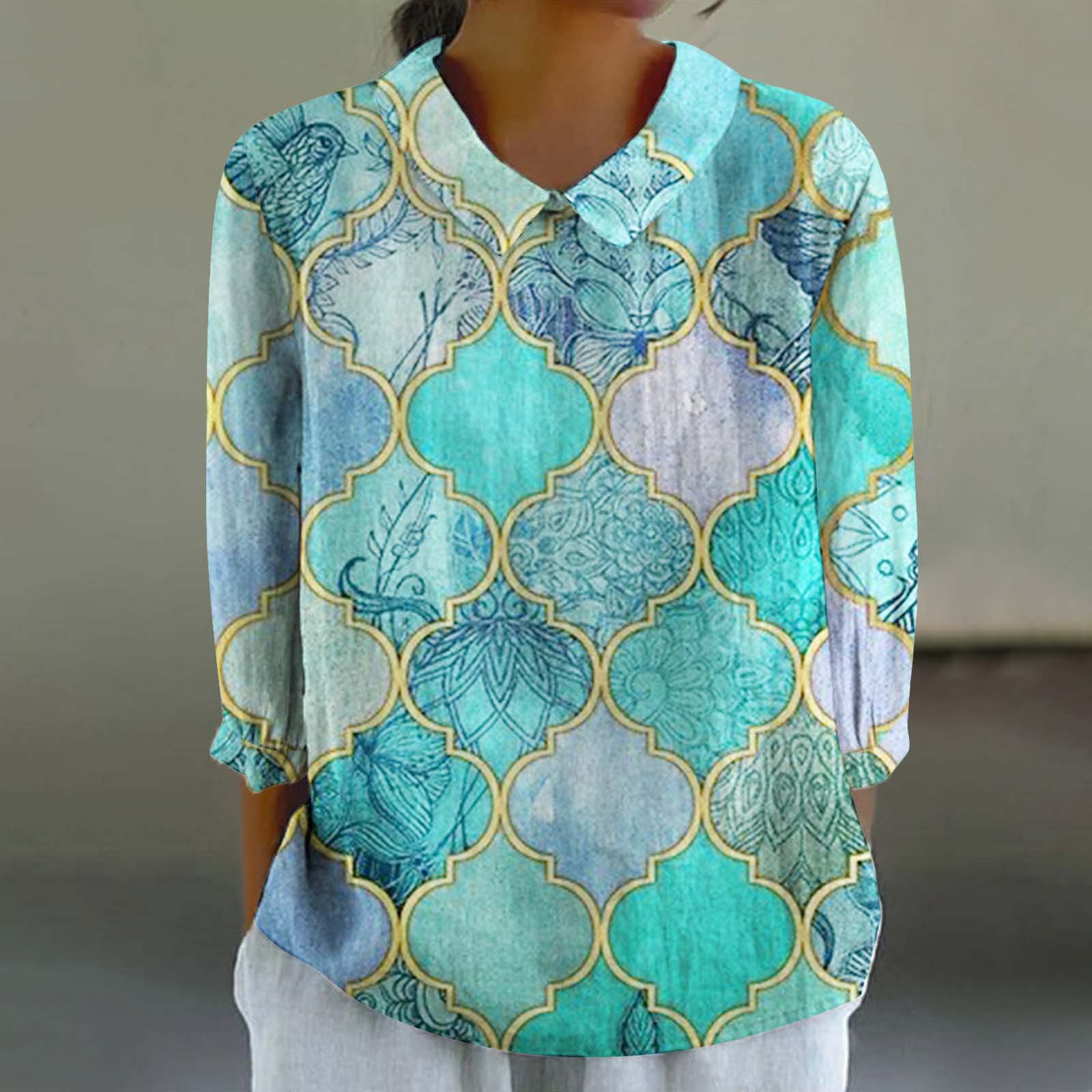 2025, Damen-Hemd, stilvolles Damen-Revers-Hemd, kurzärmelig, einfarbig, Pullover-Oberteil, lockere Passform, Streetwear-Bluse, lockere Passform-Bluse