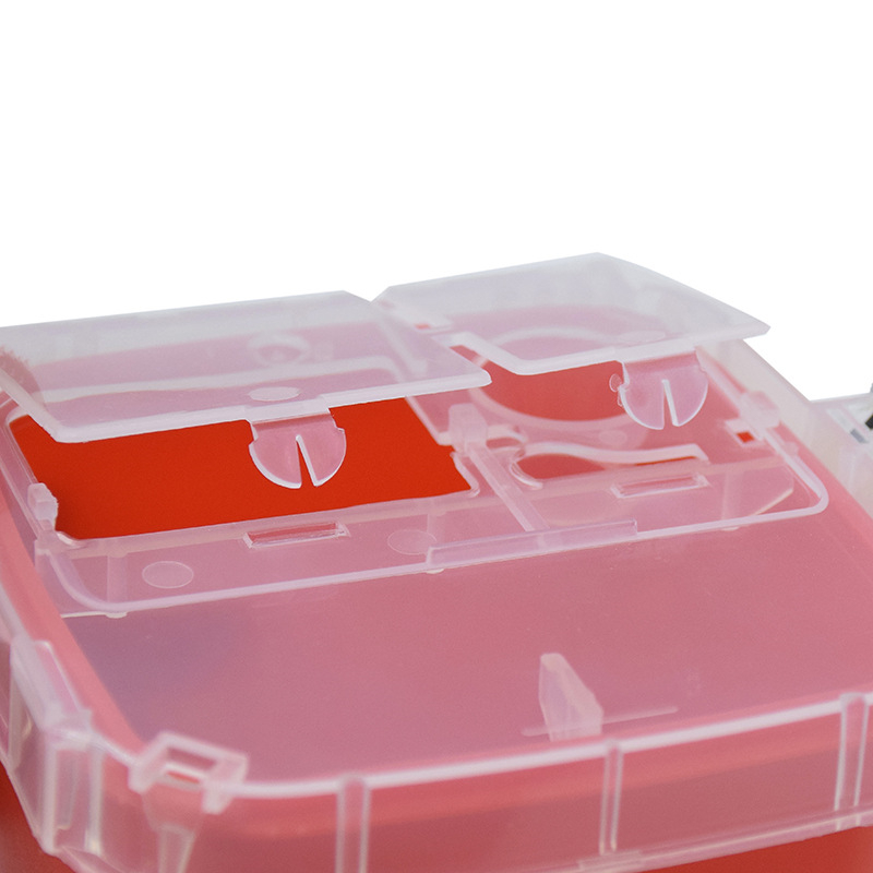 Salon Trash Storage Box Barbershop Hairdressing Waste Blade Storage Box Sharp Eyebrow Trimmer Collection Processing Container