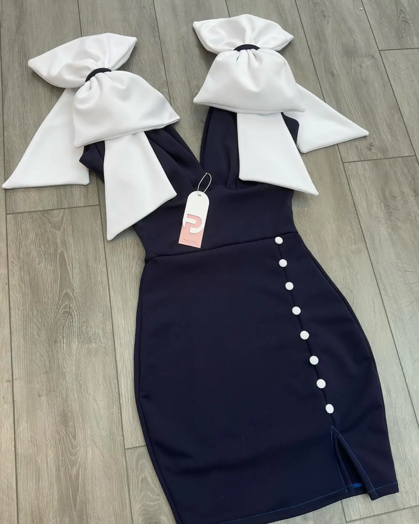 FATAPAESE-Robe de Mère de la Mariée Personnalisée en Tissu Extensible, Tenue Formelle avec des lèvent et des Nministériels ds