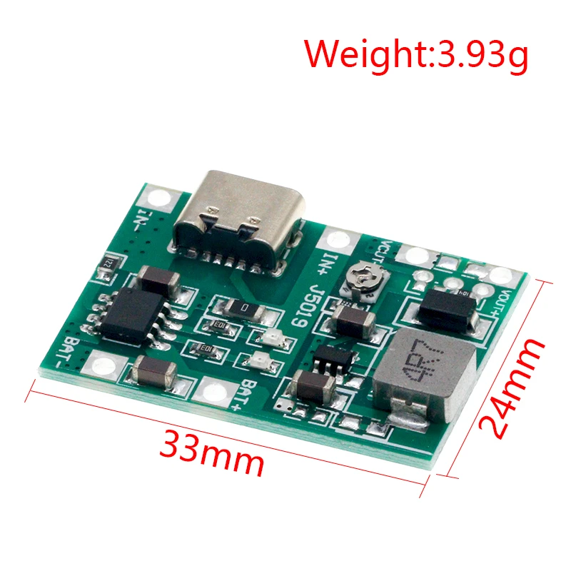 10 Chiếc Lithium Li-ion 18650 3.7V 4.2V Pin Sạc Ban DC-DC Bước Lên Tăng Cường Module