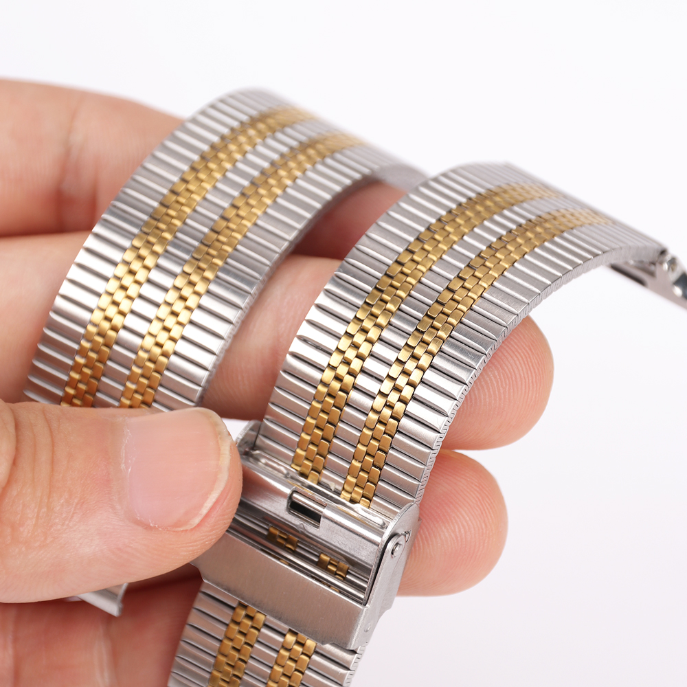 Pulseira de Relógio de Aço Inoxidável para Samsung Galaxy, 18mm, 22mm, 20mm, 7, 6, 5, 4, 3, 40mm, 44mm, S3, Active 2, huawei GT4, GT3, GT2e