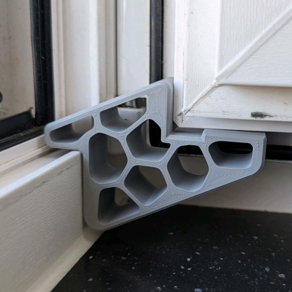 Heavy-Duty Indoor Anti-Slip Door Stopper & Wedge for Balcony, Sliding Window/Door. Anti-Collision Limiter for Home/Office