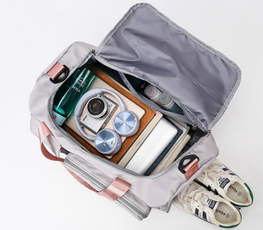 Mochila personalizada para mulheres, Weekender Bags com nome, bolsa de viagem bordada, presente de Natal