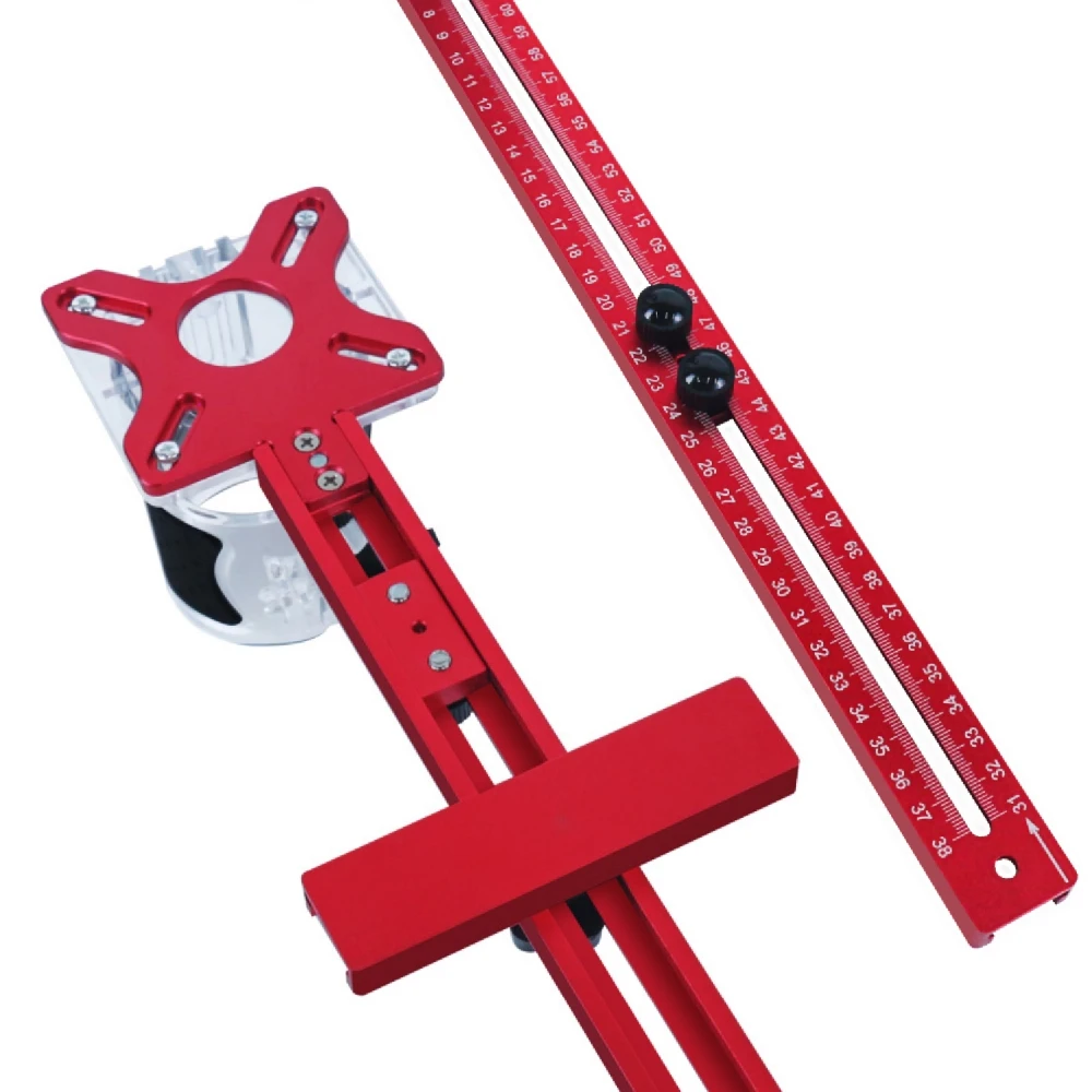 3-in-1-Fräser, Fräsen, Nuthalterung, Holzbearbeitung, Schneiden und Fräsen, kreisförmiges Hilfswerkzeug, Aluminium-Fräser, Kreisschneidvorrichtung