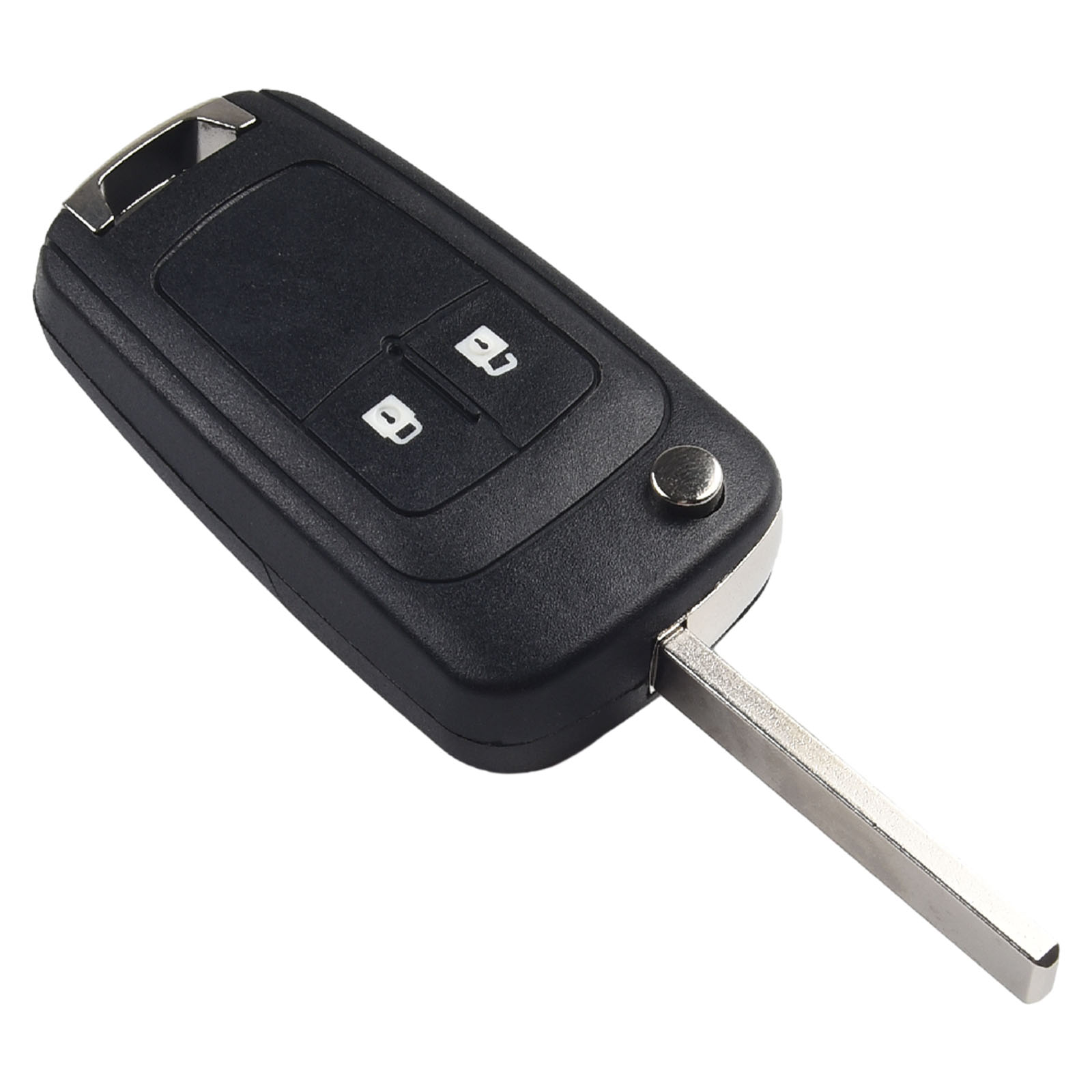 2-knops auto-opvouwbare sleutelbehuizing vervangende opvouwbare sleutel voor Opel Astra J voor Corsa E autosleutel shell fob beschermhoes