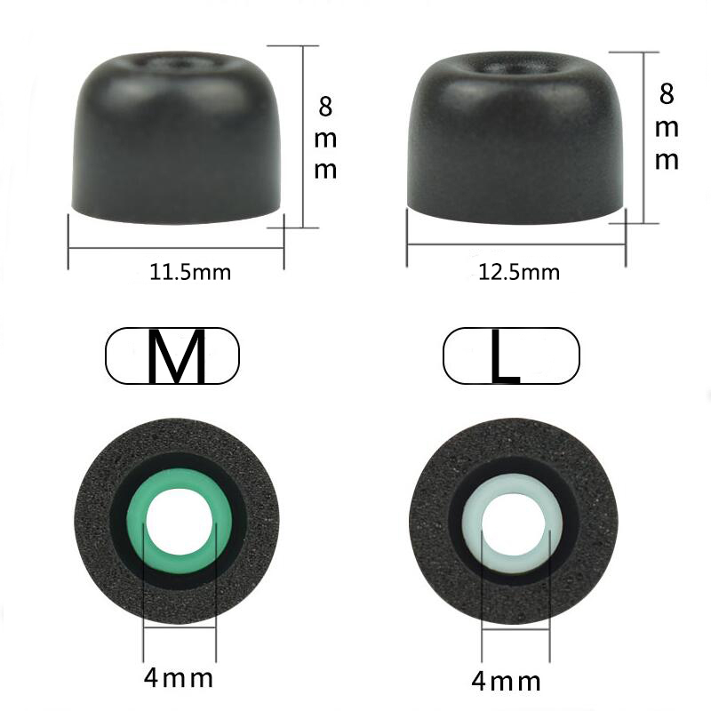 Almohadillas para auriculares de espuma viscoelástica, funda para Sony Wf-1000xm3 Wf-1000xm4, fundas intrauditivos, puntas para auriculares, almohadillas para los oídos, cojín