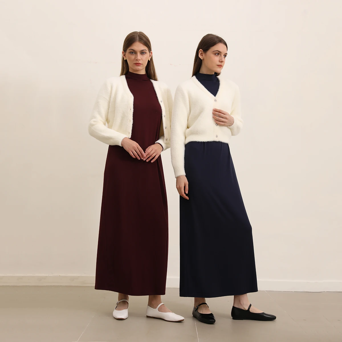 AP 新 2025 秋と冬の高品質女性モヘアカーディガンカスタマイズされたトップス 4 色