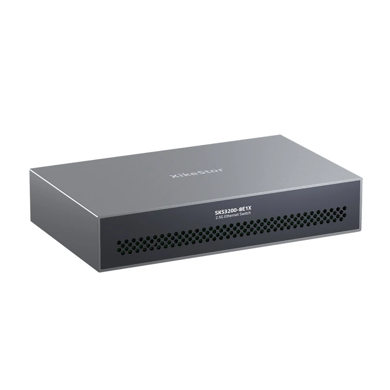 Xikestor Simple L2 administrado 2.5G 8 puertos 2.5G RJ45 y 1 puerto 10G SFP+ Ethernet compatible con agarración VLAN/puerto