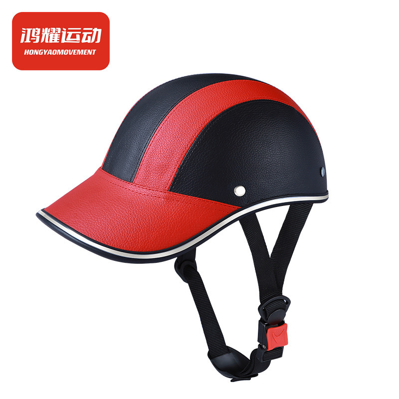 ใหม่ Leepee สําหรับ Cafe RACER Chopper สกู๊ตเตอร์ความปลอดภัยหมวกครึ่งหน้าหมวกฤดูร้อนวินเทจรถจักรยานยนต์ครึ่งหมวกกันน็อคเบสบอลหมวกสไตล์