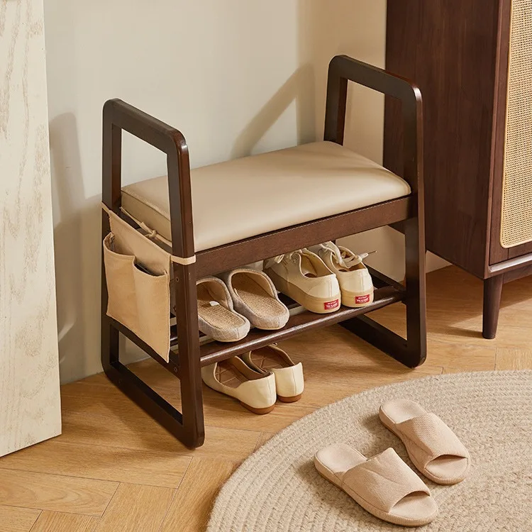 El producto se puede personalizar. Adecuado para el taburete para zapatos de personas mayores con reposabrazos.