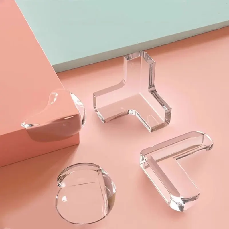 10 pièces Transparent PVC matériau respectueux de l'environnement bébé Collision Angle protecteur de sécurité bébé Protection de sécurité