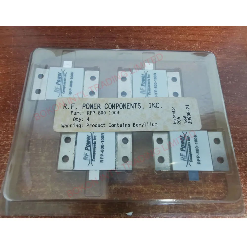 Resistencia con bridas para microondas, RFP-800-100R de 800 vatios, 100 ohmios, 800w, 100Ω, RF 0 a 0,25 GHz, DC-250MHz, Envío Gratis