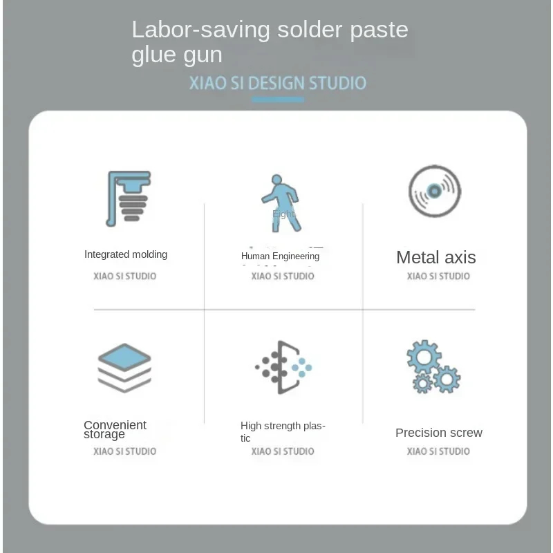​ ​ Ferramenta de reforço de pasta de solda – extrusora de barril de agulha de óleo de soldagem para pistola de cola, reparo de placa de circuito e acessórios de solda ​ ​