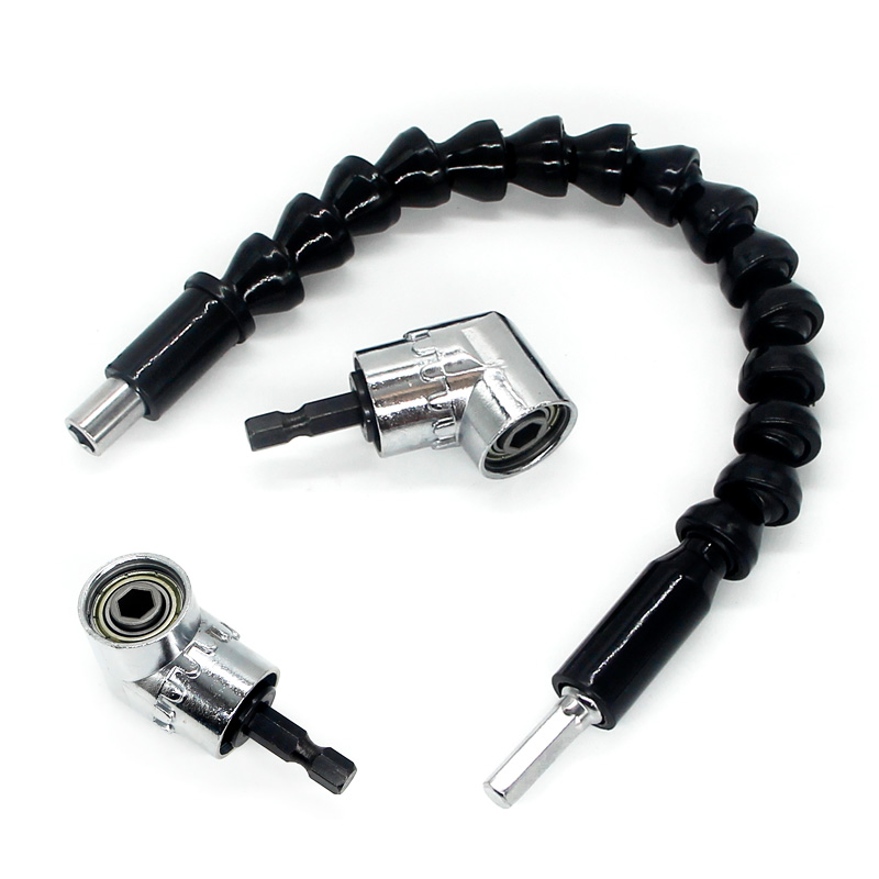 Угловая отвертка 105 градусов, держатель гнезда, адаптер, регулируемые насадки, насадки для отвертки, отвертки с прямоугольной головкой