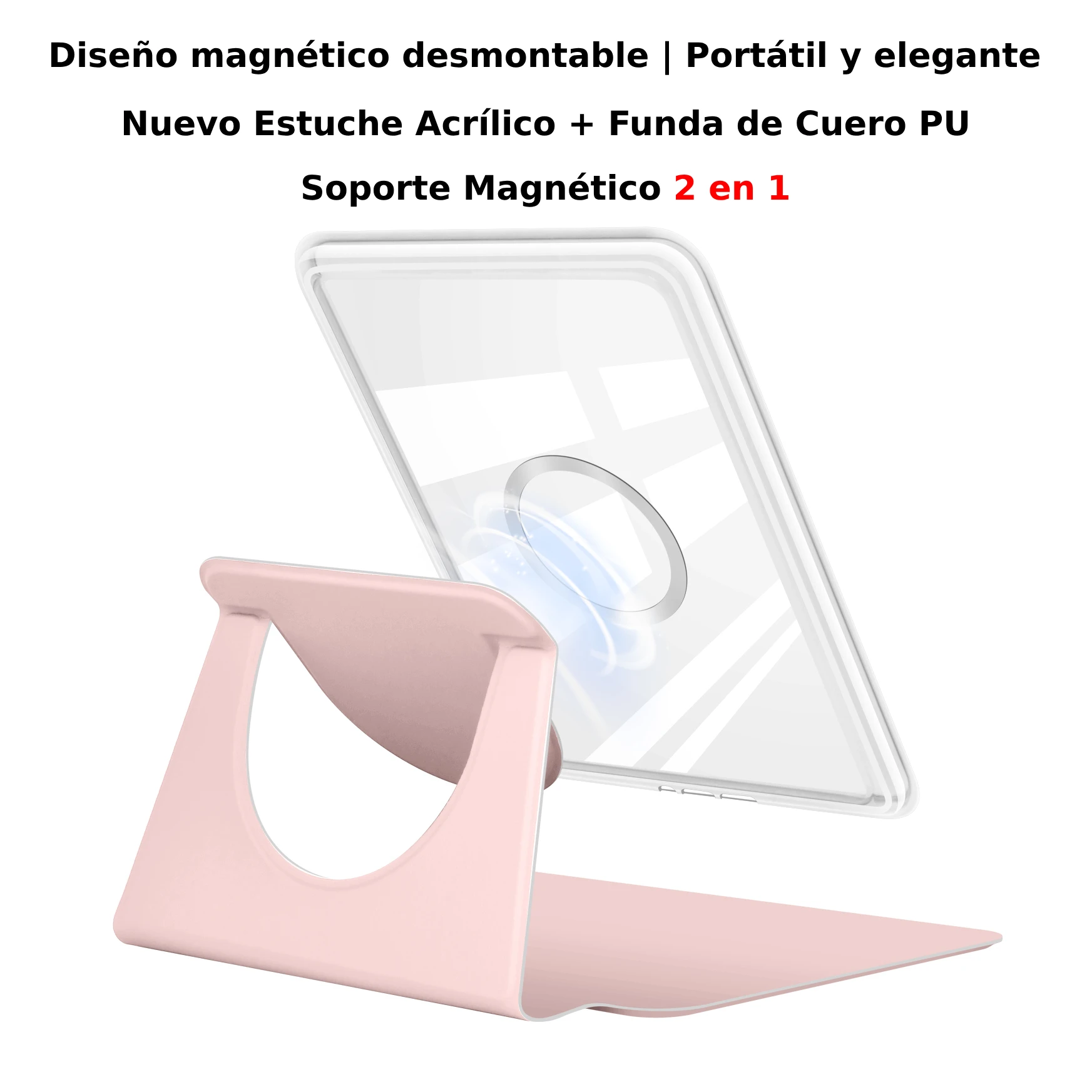 Para Kindle Paperwhite 12a generación Funda Colorsoft Signature Edition 7" 2024 360 °   Soporte desmontable magnético 2 en 1 de rotación SA568B