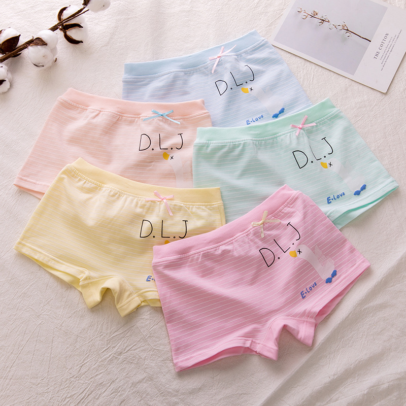 Promoción nuevos niños de alta calidad bragas boxer para niñas niños dibujos animados 95% algodón 1 pzas/lote ropa de bebé primavera otoño estudiantes pantalón