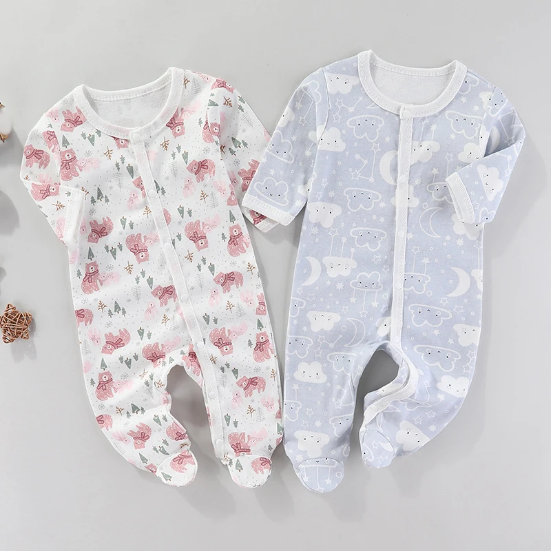 Ropa de bebé recién nacido, nuevo mono de otoño e invierno para bebé, pelele de verano para niña, mono suave para niños, ropa para niños de 0 a 9 meses