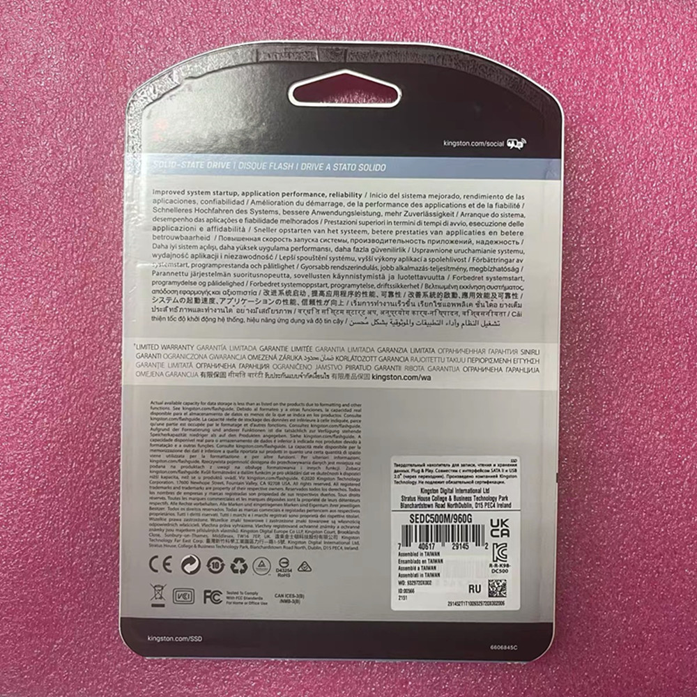 キングストンのソリッドステートドライブ,企業,dc500m,480g,960g,sedc500m,元の